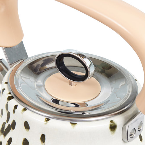 HADEN Poodle & Blonde 1.8 qt. Stainless Steel Electric Tea Kettle